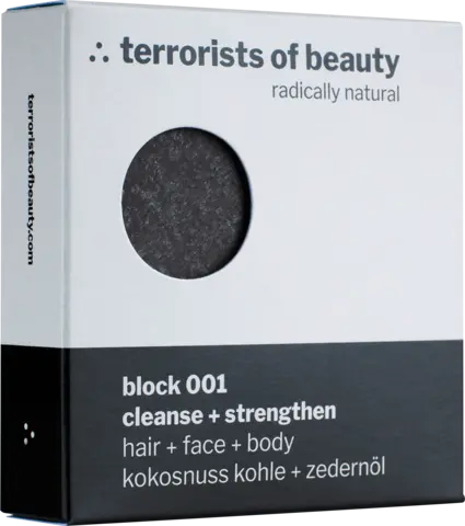 Seife block 001 cleanse + strengthen von THEREFORE BEAUTY