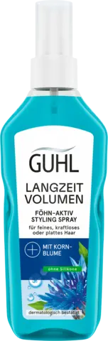 Föhn-Aktiv-Stylingspray Langzeit Volumen für feines, kraftloses Haar von GUHL