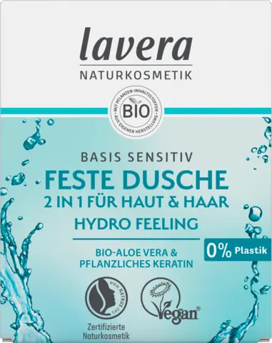 Feste Dusche 2 in 1 Basis Sensitiv Hydro Feeling von LAVERA