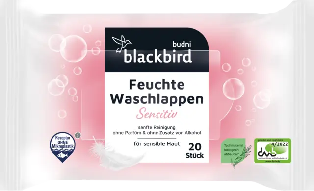 Feuchte Waschlappen Sensitiv von BLACKBIRD
