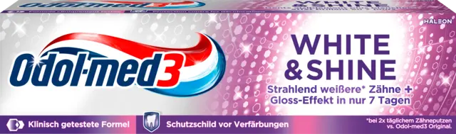 White & Shine Zahncreme von ODOL