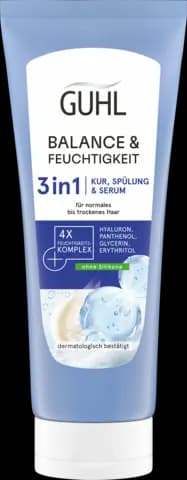 Balance&Feuchtigkeit 3in1 Kur, Spülung & Serum von GUHL