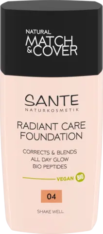 Radiant Foundation 04 rose amber von SANTE