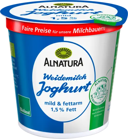 Bio Joghurt mild 1,5 % Fett von ALNATURA