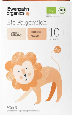 Bio Folgemilch nach dem 10. Monat von LÖWENZAHN