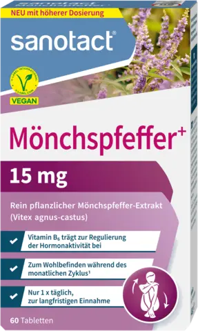Mönchspfeffer+ 15mg von SANOTACT