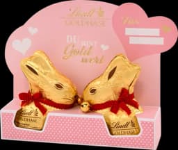Goldhase Gold Wert Paar von LINDT