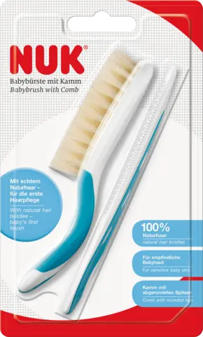 Babybürste mit Kamm von NUK