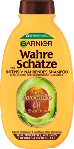 Wahre Schätze Intensiv Nährendes Shampoo Avocado-Öl/Sheabutter von WAHRE SCHÄTZE