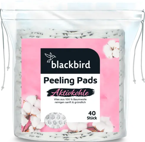 Peeling Pads Aktivkohle von BLACKBIRD