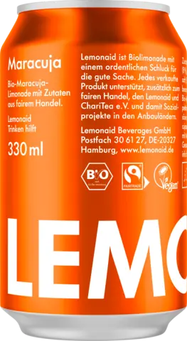 Bio Maracuja von LEMONAID