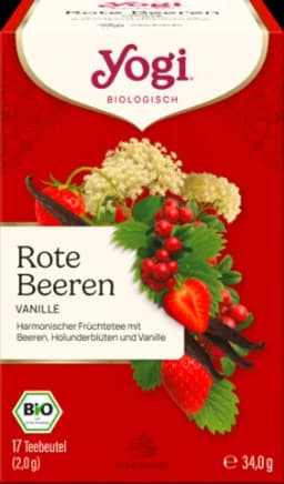 Bio Rote Beeren Vanille von YOGI TEA