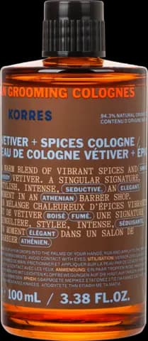 Eau De Cologne Athenian Grooming mit Vetiver+würzigen Noten von KORRES