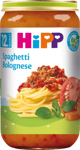 Bio Spaghetti Bolognese ab 12. Monat von HIPP