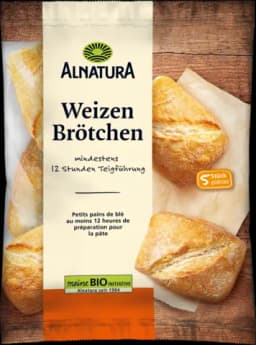 Bio Weizenbrötchen von ALNATURA