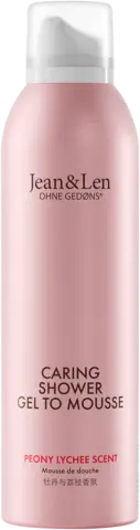 Caring Shower Gel to Mousse Peony/Lychee von JEAN & LEN