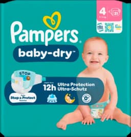 Baby Dry Windeln Maxi Single Pack 9-14kg Gr.4 31ST von PAMPERS