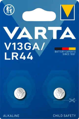 Alkaline Knopfzellen. von VARTA
