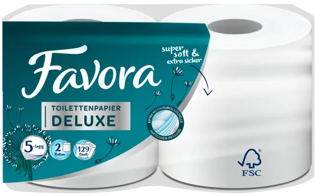 Toilettenpapier Deluxe 5lg von FAVORA
