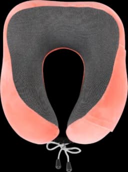 Nackenkissen Memory Foam orange/grau von DIV.SAISONMARKEN