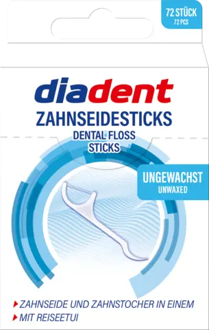 Zahnseidesticks ungewachst von DIADENT