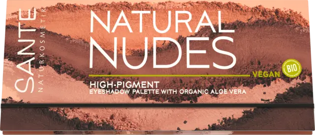 Make-up Lidschatten Palette nudy shades von SANTE