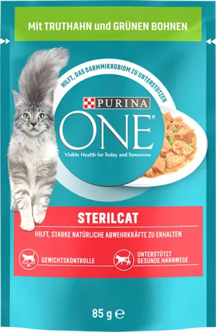 Sterilcat mit Truthahn und grünen Bohnen von PURINA ONE