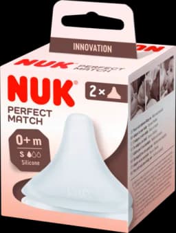 Ersatz-Trinksauger Perfect Match ab 0 Monate Gr.S von NUK
