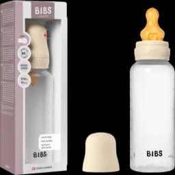Babyflasche Latex Medium Flow Ivory 270 ml von BIBS