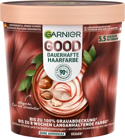 Good Dauerhafte Haarfarbe 5.5 hibiskus rotbraun von GARNIER GOOD