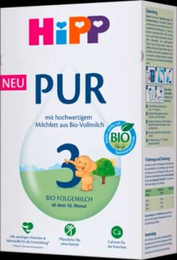 Bio 3 Pur Folgemilch ab 10. Monat von HIPP
