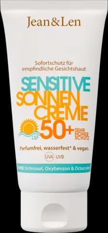 Philosophie Sonnencreme Senitive LSF 50+ von JEAN & LEN