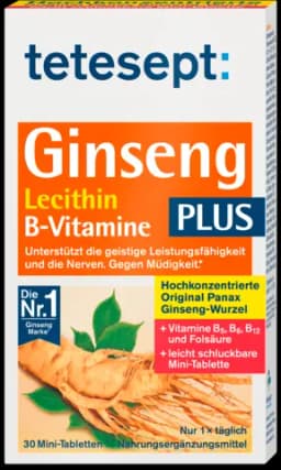 Ginseng 330 Lecithin Vitamin B von TETESEPT
