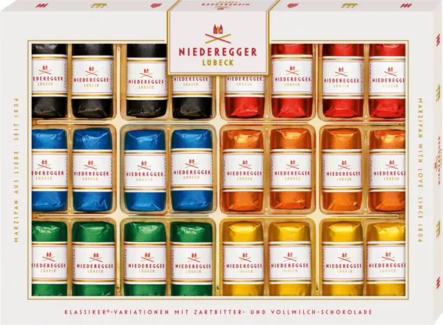 Marzipan Klassiker Variationen von NIEDEREGGER