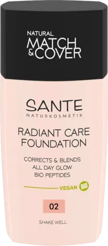 Radiant Foundation 02 rose linen von SANTE