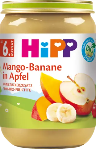 Bio Mango-Banane in Apfel ab 6. Monat von HIPP