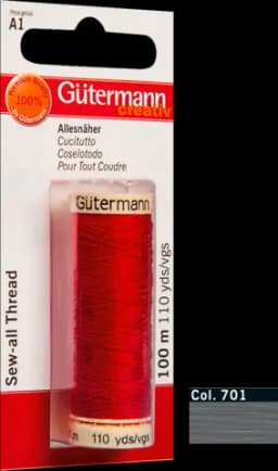 Allesnäher mint-grau 701 100m von GÜTERMANN
