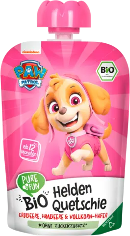 Bio PAW Patrol Helden Quetschie pink von PURE&FUN
