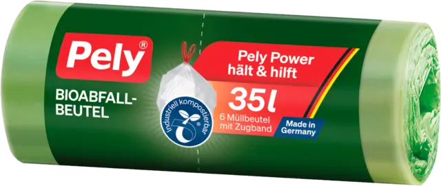 Bio Zugbandbeutel 35 l von PELY