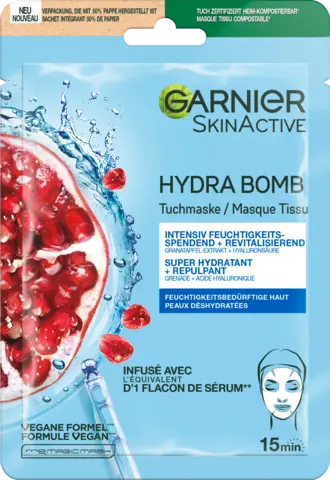 Skin Active Tuchmaske Granatapfel von GARNIER