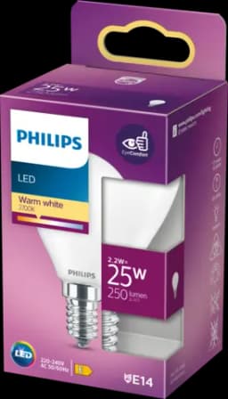 LED Birne Tropfenform E14 25W von PHILIPS