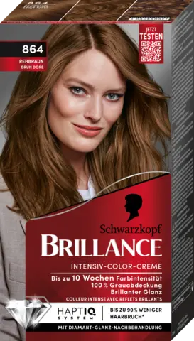 Brillance Intensiv-Color-Creme 864 rehbraun von BRILLANCE