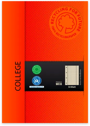 Schulblock Lineatur 28 A4 von COLLEGE