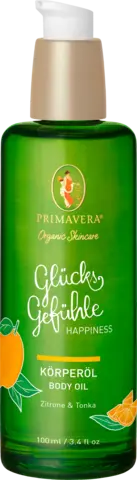 Glücksgefühle Körperöl von PRIMAVERA