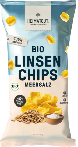 Bio Linsen Chips Meersalz von HEIMATGUT