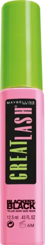 Great Lash Mascara Blackest Black 01 von MAYBELLINE NEW YORK