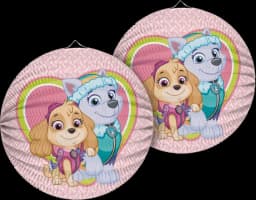 Laterne Paw Patrol Skye rund schwer entflammbar 25 cm von TIB