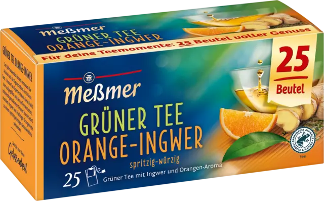 Grüner Tee Orange-Ingwer von MESSMER