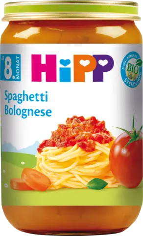 Bio Spaghetti Bolognese ab 8. Monat von HIPP