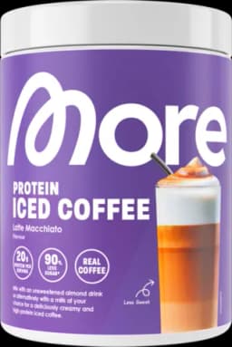 Protein Iced Coffee Latte Macchiato von MORE